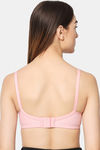 Bleeding Heart Double Layered Non Wired Full Coverage T-Shirt Bra - Rose pink — thumbnail 2